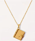 Custom Luxury Heart Book Necklace