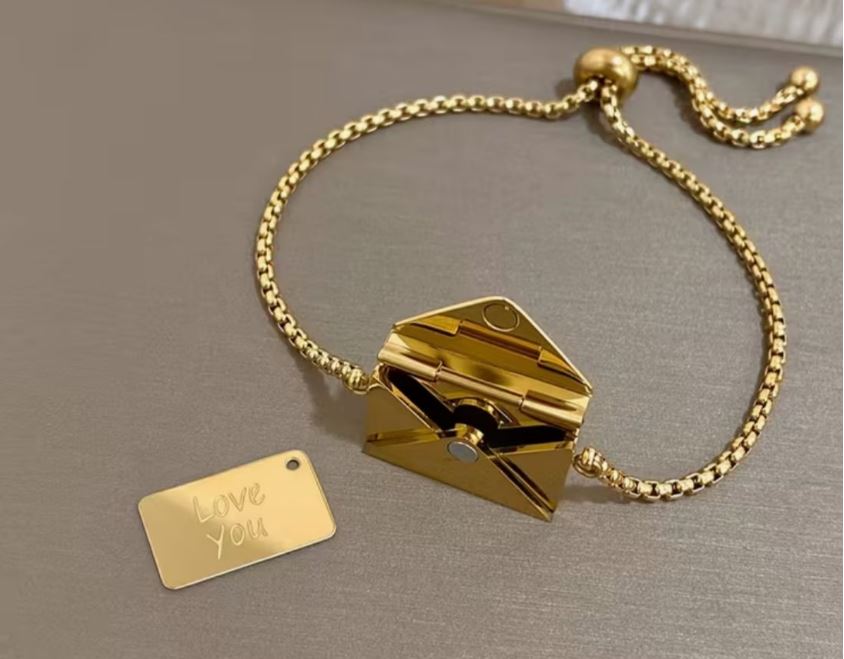 Customized Envelope Bracelet