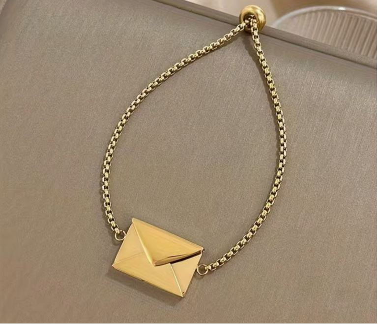 Customized Envelope Bracelet
