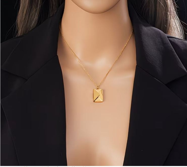 Customized Envelope Necklace