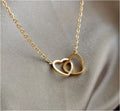 Custom Luxury Double Hearts Necklace